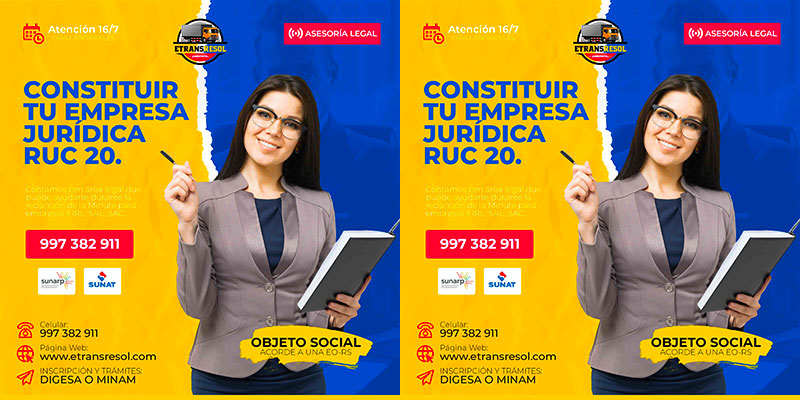 Empresa Operadora de Residuos Sólidos Autorizada por el Ministerio del Ambiente MINAM ETRANSRESOL