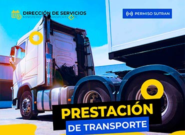 Prestación de Servicios para el Transporte Nacional e Internacional