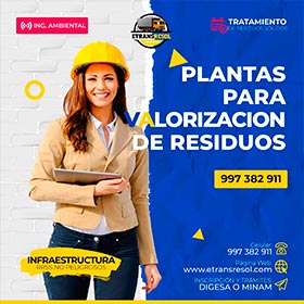 Permiso para Implementar una Infraestructura de Tratamiento de Residuos Sólidos Valorización MINAM